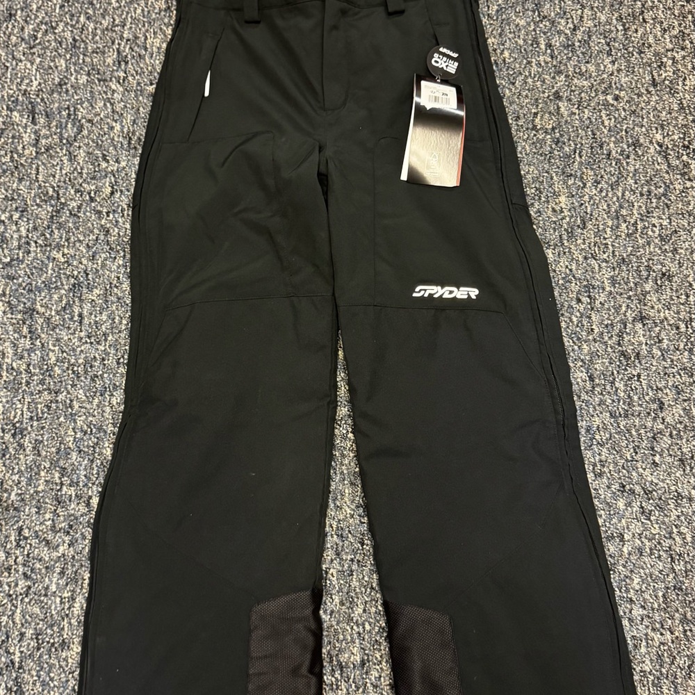 Spyder Kids Guard Side Zip Ski Pants in Black